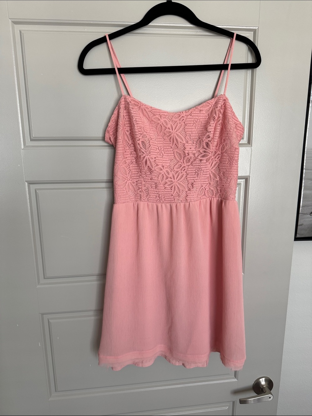 NWOT PRINCESS Vera Wang Pink Spaghetti-Strap Sundress, Size 9